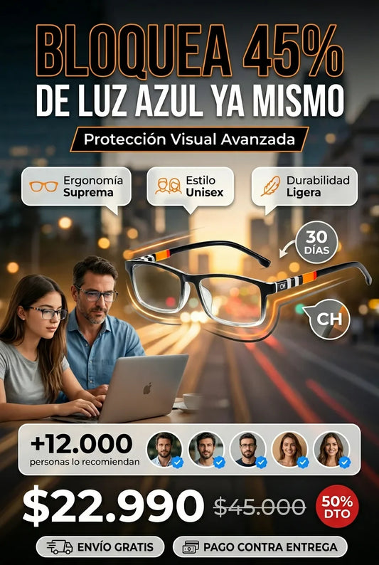 Gafas Lentes De Lectura Anti Luz Azul CH